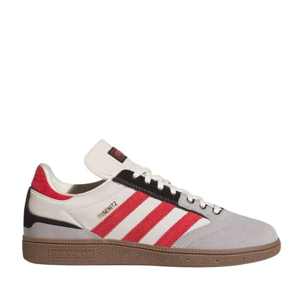 NEW ADIDAS men's busenitz pro skate shoes in brown/scarlett/gum